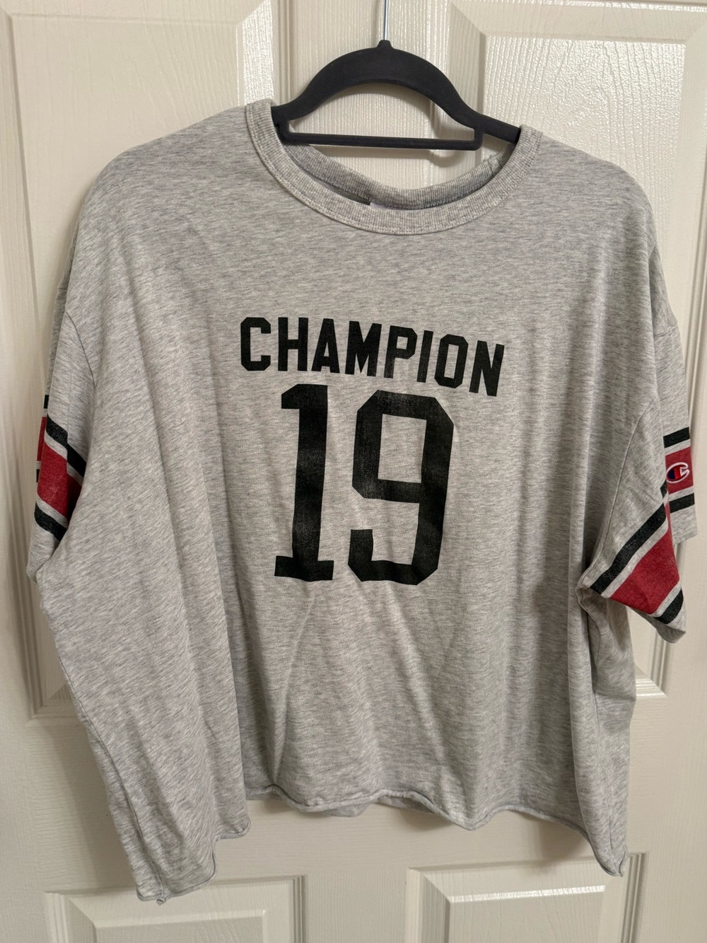 Champion Heather Gray Crop Top